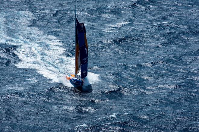 Vendée Globe – Jean Pierre Dick (St Michel-Virbac) sailing through Bass Strait © Rob Burnett / St-Michel Virbac / Vendee Globe